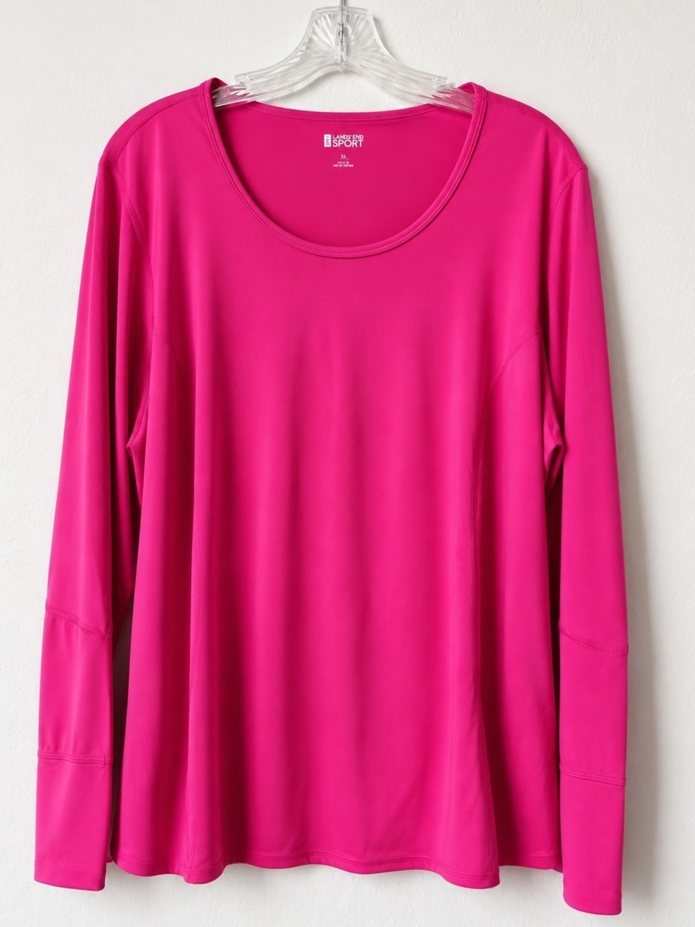 Lands’ End Sport Women’s Long-Sleeve Athletic Top – Size 1X
